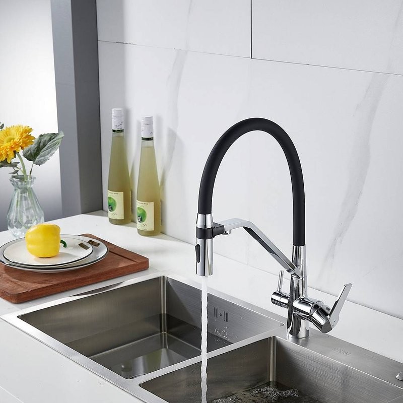 Смеситель для кухни Shevanik S278 хром