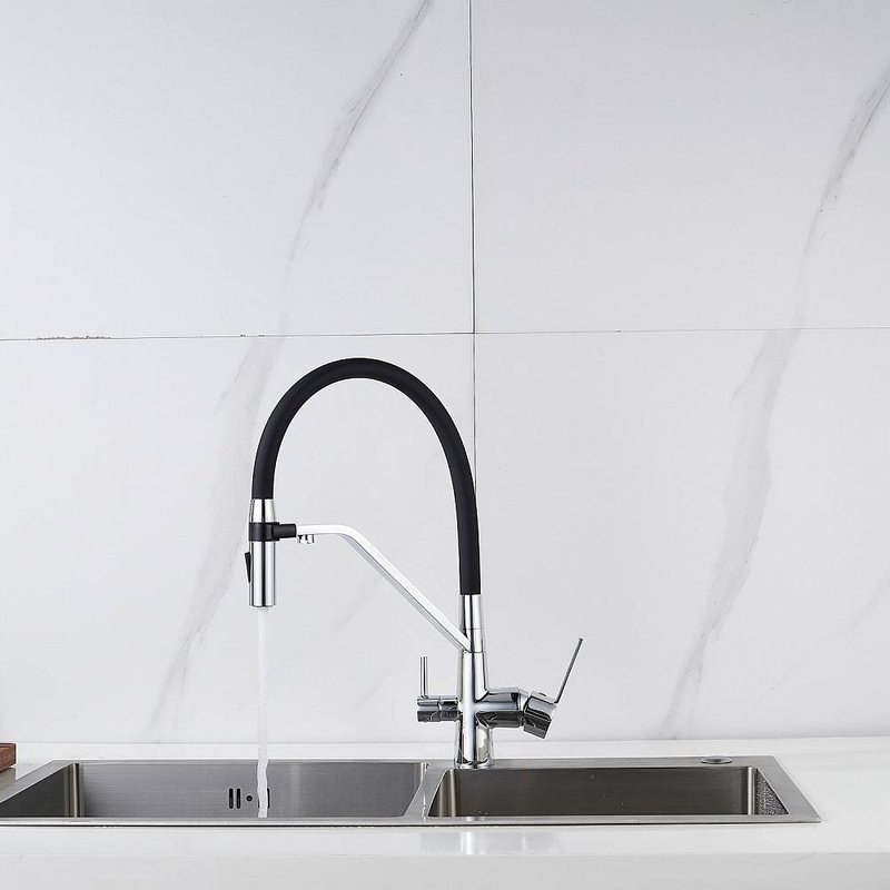 Смеситель для кухни Shevanik S278 хром