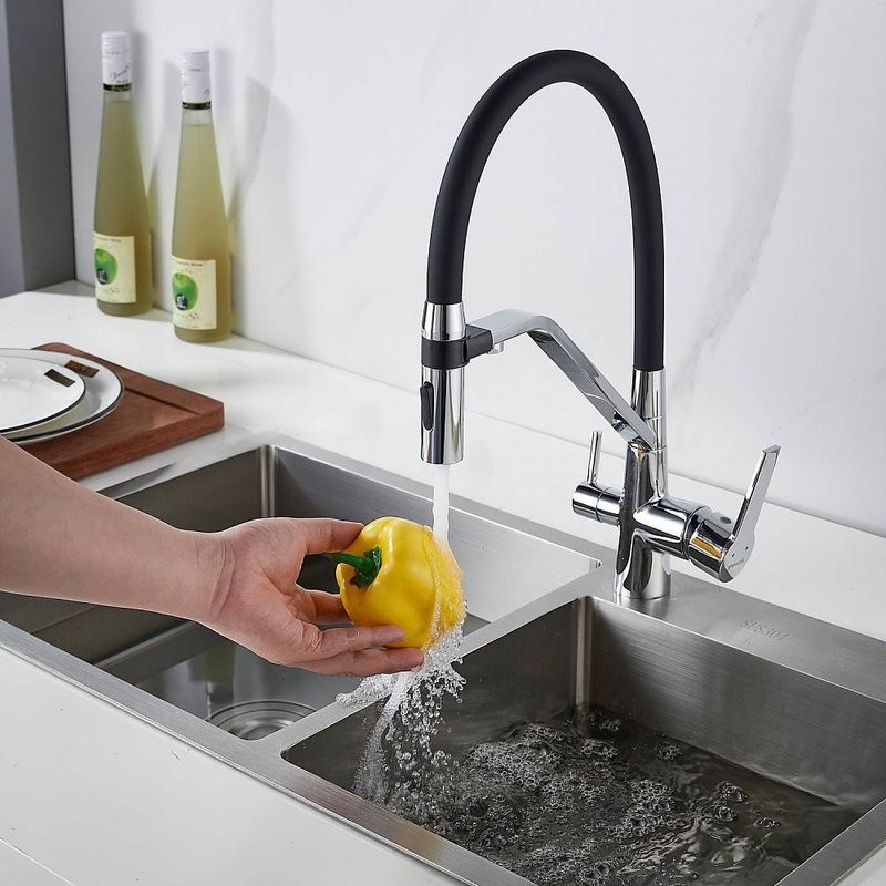 Смеситель для кухни Shevanik S278 хром