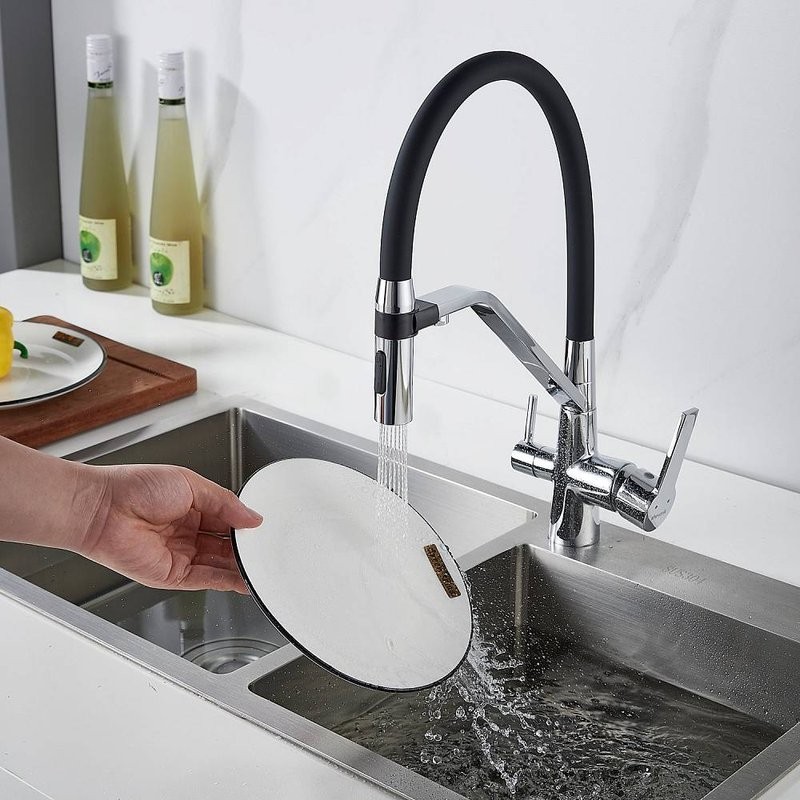 Смеситель для кухни Shevanik S278 хром