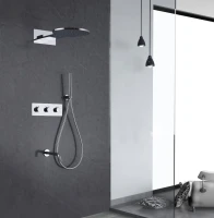 Душевой комплект Abber Wasser Kreis AF8150 С ВНУТРЕННЕЙ ЧАСТЬЮ, хром
