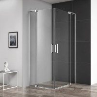 Душевой уголок Cezares Slider A 2 70/80 C Cr профиль хром, стекло прозрачное