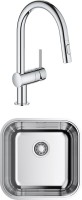 Комплект Мойка Omoikiri Omi 44-U/IF-IN Quadro нержавеющая сталь + Смеситель Grohe Minta 32321002