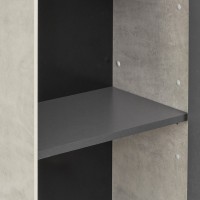 Шкаф AQUATON Сохо 35 cлэйт, галька серая