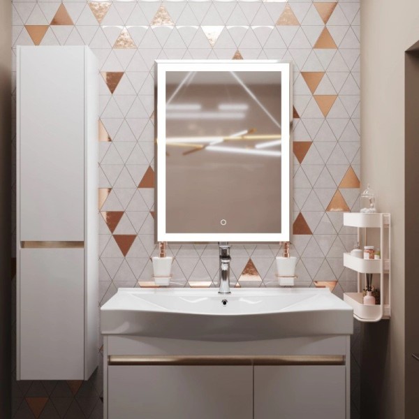 Зеркало Mixline Минио 60 с подсветкой