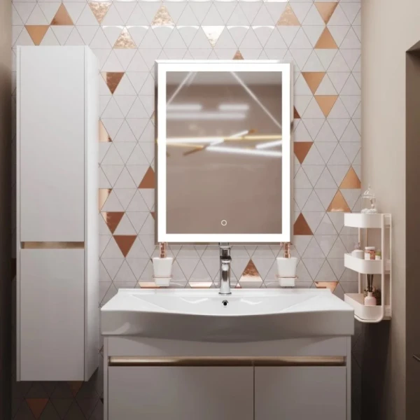 Зеркало Mixline Минио 60 с подсветкой