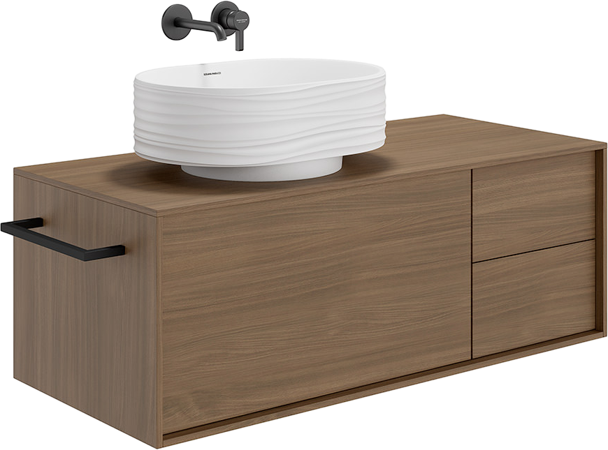 Накладная раковина KERAMA MARAZZI Sabbia 51 матовая белая, овальная, фаянс