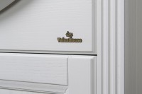 Мебель для ванной комнаты ValenHouse Эллина 65 белая, фурнитура бронза