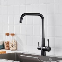 Смеситель для кухни с подключением фильтра Shevanik S528H, черный Смеситель для кухни с подключением фильтра Shevanik S528H, черный