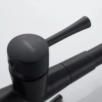 Смеситель для кухни с подключением фильтра Shevanik S528H, черный