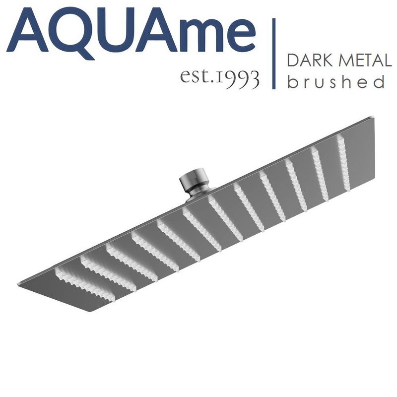 Верхний душ AQUAme Savona с покрытием темным металлом AQM8607GM