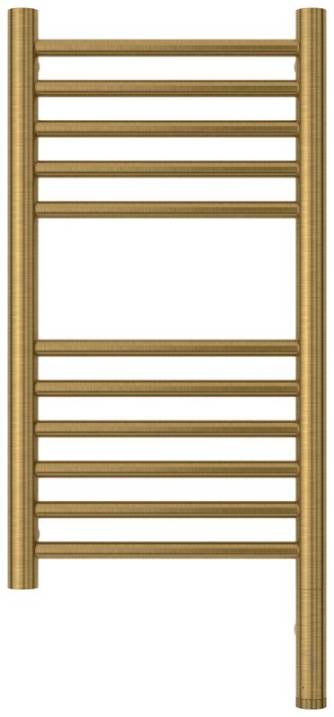 Полотенцесушитель электрический Сунержа Богема 3.1 051-6005-6030 70x35 см, подключение справа, состаренная латунь, лесенка