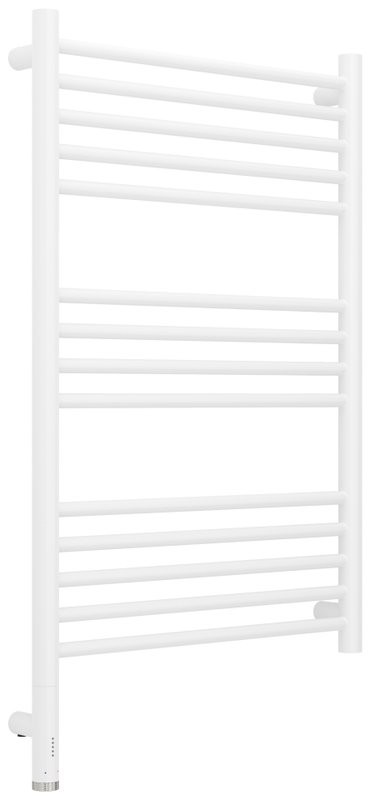 Полотенцесушитель электрический Сунержа Богема 3.1 30-6004-8050 90x55 см, подключение слева, матовый белый, лесенка