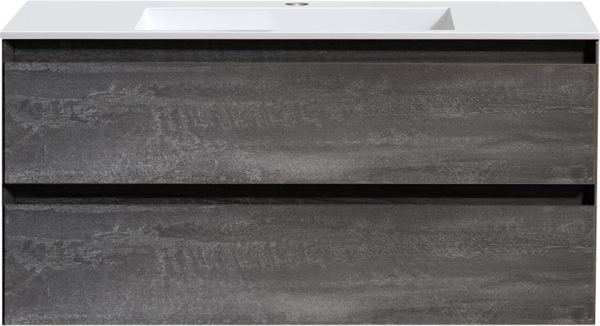 Тумба под раковину Vincea Luka 100, подвесная, 2 ящика, камень