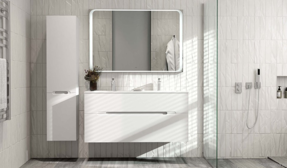 Зеркало Jorno Modul 120, с подсветкой