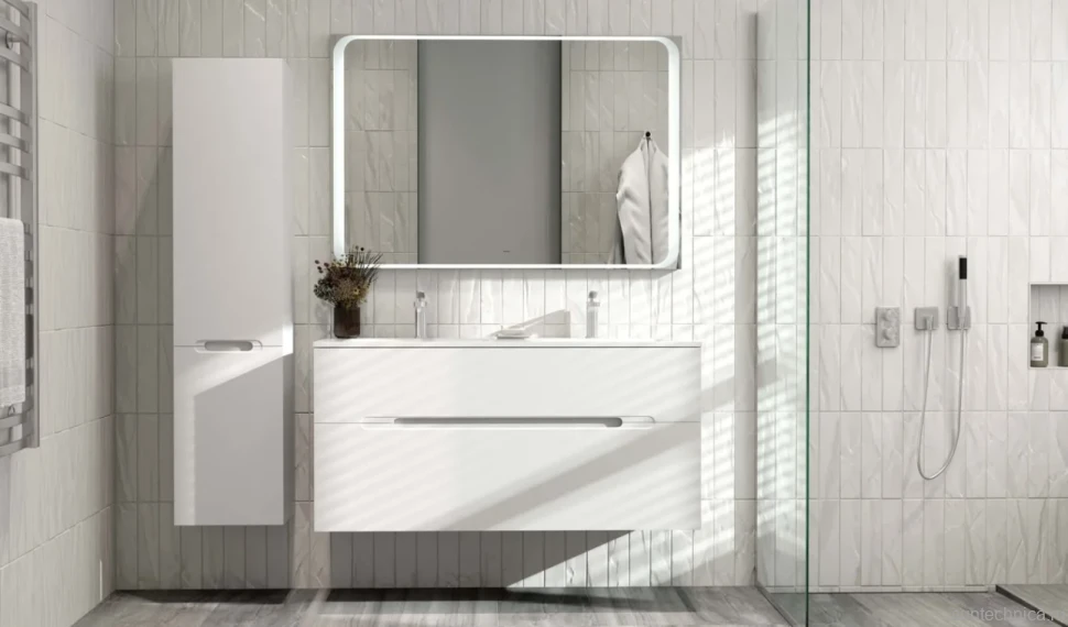 Зеркало Jorno Modul 120, с подсветкой