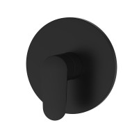 Встраиваемый смеситель для душа и ванны AQUATEK Ника AQ1866MB С ВНУТРЕННЕЙ ЧАСТЬЮ, черный матовый