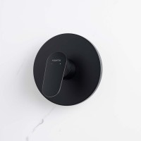 Встраиваемый смеситель для душа и ванны AQUATEK Ника AQ1866MB С ВНУТРЕННЕЙ ЧАСТЬЮ, черный матовый