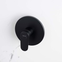 Встраиваемый смеситель для душа и ванны AQUATEK Ника AQ1866MB С ВНУТРЕННЕЙ ЧАСТЬЮ, черный матовый