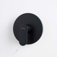 Встраиваемый смеситель для душа и ванны AQUATEK Ника AQ1866MB С ВНУТРЕННЕЙ ЧАСТЬЮ, черный матовый