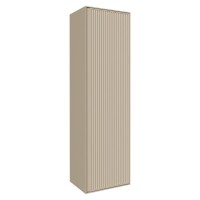 Шкаф-пенал для ванной Grossman Кристалл 35 подвесной, матовый бежевый