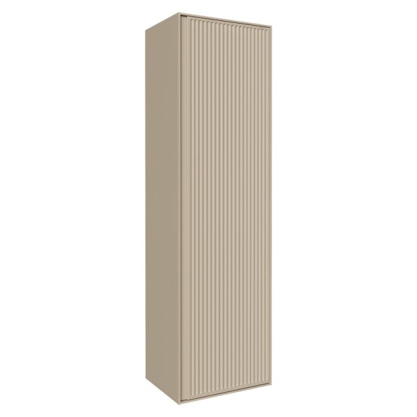 Шкаф-пенал для ванной Grossman Кристалл 35 подвесной, матовый бежевый