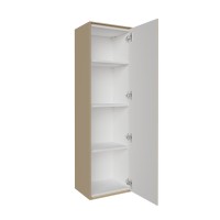 Шкаф-пенал для ванной Grossman Кристалл 35 подвесной, матовый бежевый