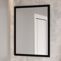 Зеркало STWORKI Брамминг 60х80, черное