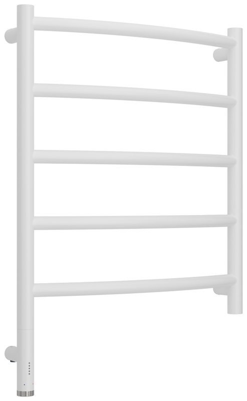 Полотенцесушитель электрический Сунержа Галант 3.1 30-6000-6050 70x55 см, подключение слева, матовый белый, лесенка