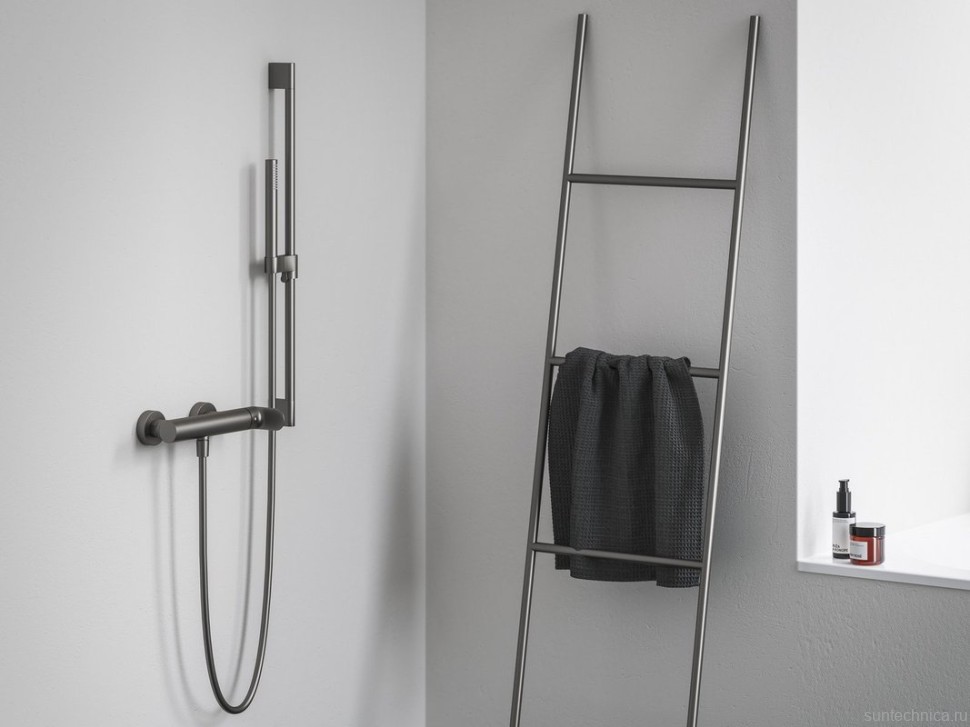 Смеситель для душа Ravak Eleganta EL 032.20GB брашированный графит