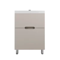 Тумба с раковиной Style Line Матис 60 напольная, крем