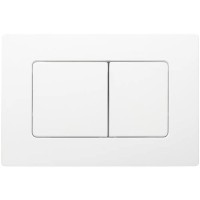 Кнопка смыва для унитаза Veconi Flush V8 пластик, цвет белый глянец