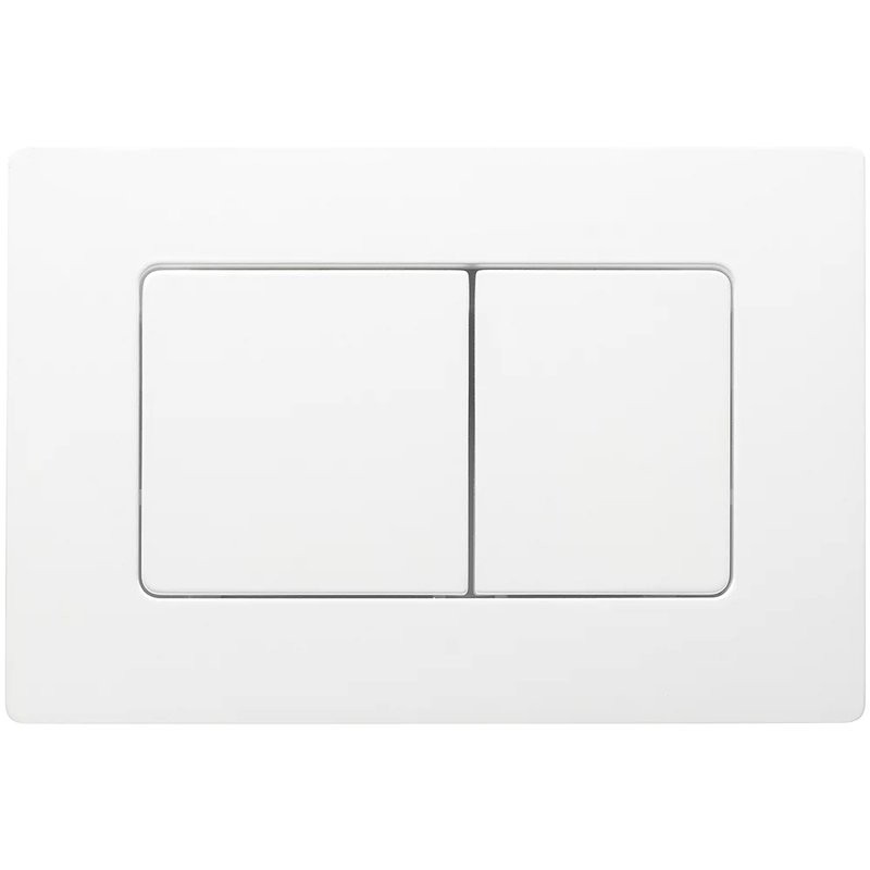 Кнопка смыва для унитаза Veconi Flush V8 пластик, цвет белый глянец