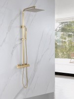 Душевая стойка Abber Daheim AF8260GL матовое золото Душевая стойка Abber Daheim AF8260GL матовое золото