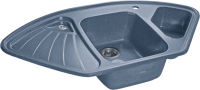 Мойка кухонная GranFest Corner C-1040 E графит