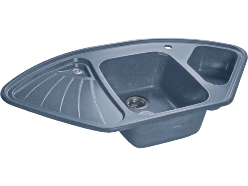 Мойка кухонная GranFest Corner C-1040 E графит