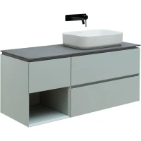 Тумба под раковину Allen Brau Infinity 120 R, подвесная, папирус матовый