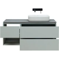Тумба под раковину Allen Brau Infinity 120 R, подвесная, папирус матовый
