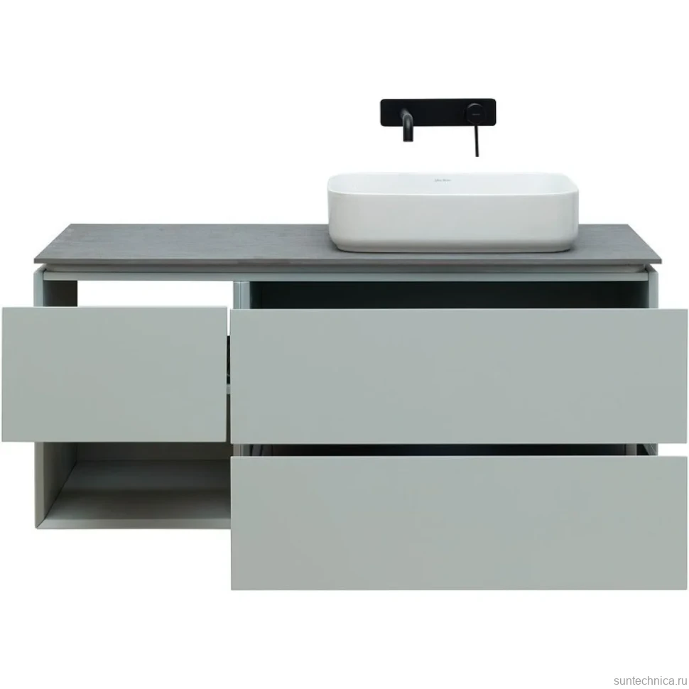 Тумба под раковину Allen Brau Infinity 120 R, подвесная, папирус матовый