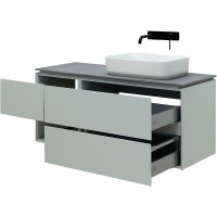 Тумба под раковину Allen Brau Infinity 120 R, подвесная, папирус матовый