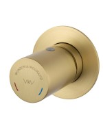 Смеситель для раковины Wonzon & Woghand WW-105-BG С ВНУТРЕННЕЙ ЧАСТЬЮ, брашированное золото