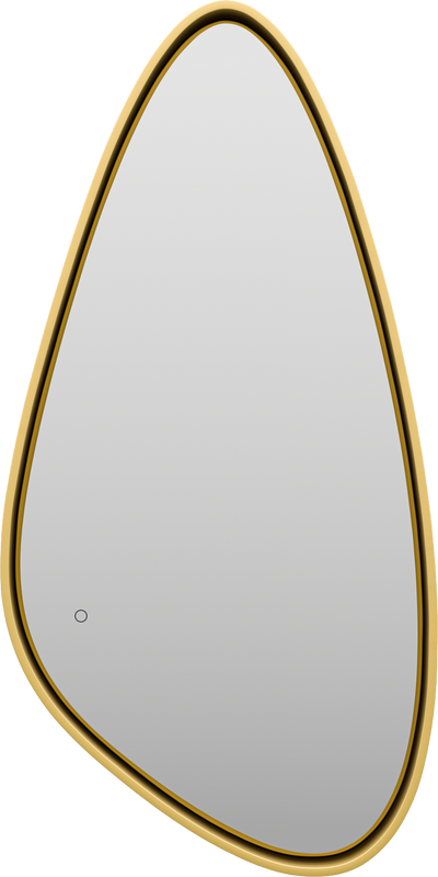 Зеркало Brevita Venus 60 с подсветкой, с сенсором, золото