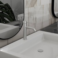 Смеситель для раковины Vincea City VBF-2C1BN сатин Смеситель для раковины Vincea City VBF-2C1BN сатин