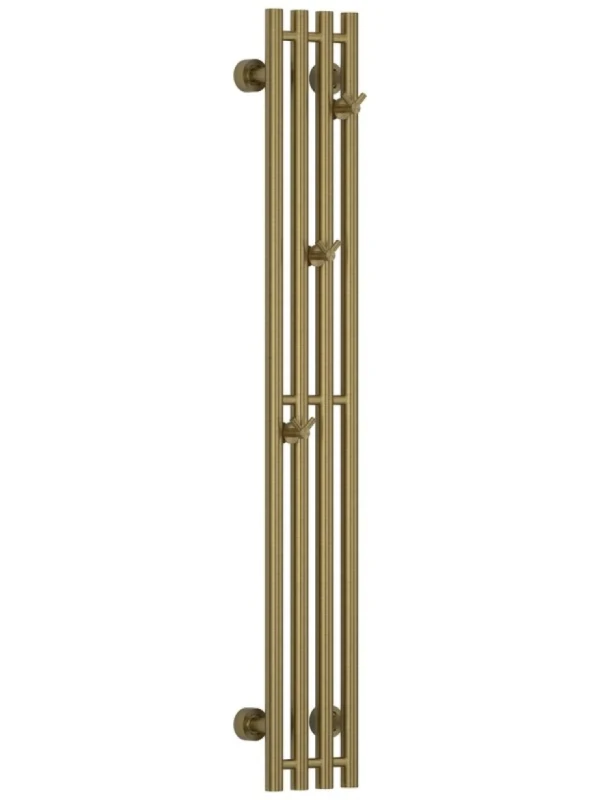 Полотенцесушитель водяной Сунержа Кантата Pro 051-0446-1215 120x20 см, состаренная латунь, I-образный