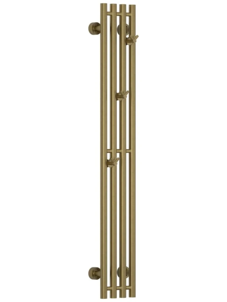 Полотенцесушитель водяной Сунержа Кантата Pro 051-0446-1215 120x20 см, состаренная латунь, I-образный