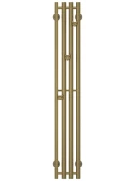 Полотенцесушитель водяной Сунержа Кантата Pro 051-0446-1215 120x20 см, состаренная латунь, I-образный