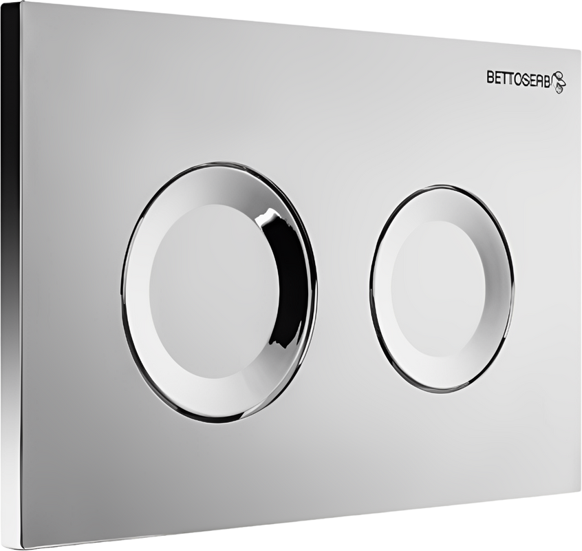 Кнопка смыва для унитаза BETTOSERB Cool 40006469 пластик, цвет глянцевый хром