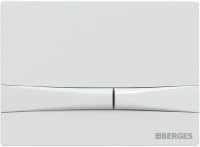 Система инсталляции для унитазов Berges Novum 040250 с кнопкой смыва, белая