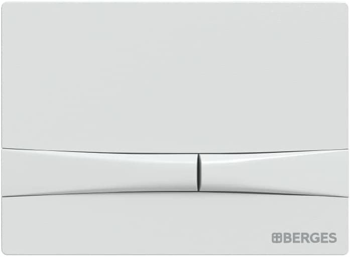Система инсталляции для унитазов Berges Novum 040250 с кнопкой смыва, белая