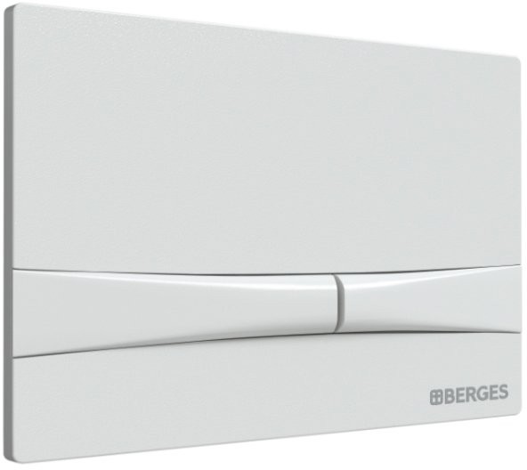 Система инсталляции для унитазов Berges Novum 040250 с кнопкой смыва, белая